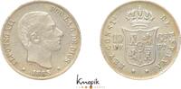 Philippinen 10 Centavos Alfonso XII. 1874-1885. -