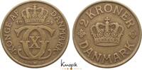 Dänemark 2 Kronen Christian X. 1912-1947. -