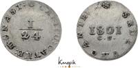 Münster, Bistum 1/24 Taler Sedisvakanz 1801. -
