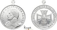 Erster Weltkrieg Tragbare Aluminiummedaille Kaiser Wilhelm II. von Preußen *1859 Berlin, + 1941 Doorn, Niederlande. -