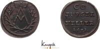 Sachsen-Coburg Cu Heller Albrecht III. 1680-1699. -