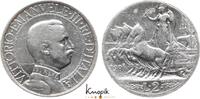 Italien-Königreich 2 Lire Vittorio Emanuele III. 1900-1946. -
