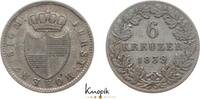 Hohenzollern-Sigmaringen 6 Kreuzer Karl 1831-1848. -