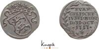 Hohenlohe-Waldenburg-Pfedelbach 6 Pfennig Ludwig Gottfried 1685-1728. -