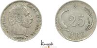 Dänemark 25 Öre 1 Christian IX. 1863-1906. -