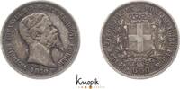 Italien-Sardinien 50 Centesimi Viktor Emanuel II. 1849-1861. -