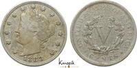 USA 5 Cents 1888 sch&ouml;n-sehr sch&ouml;n 194.90 元  ＋  62.37 元 运费