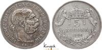 Haus Habsburg 5 Korona 1900 KB Franz Joseph I. 1848-1916. sehr sch&ouml;n 389.79 元  ＋  62.37 元 运费