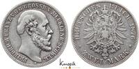 Mecklenburg-Schwerin 2 Mark 1876 A Friedrich Franz II. 1842-1883. sch&ouml;n-... 1,403.25 元  ＋  62.37 元 运费
