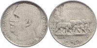 Italien-Königreich 50 Centesimi Vittorio Emanuele III. 1900-1946. -