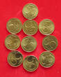 ÖSTERREICH  COLLECTION LOT AUSTRIA 50 GROSCHEN PROOF 10PC