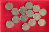 COLLECTION LOT NETHERLANDS GULDEN 14PC 85G DIV