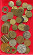 EUROPE  COLLECTION LOT MEDALS TOKENS 37PC 142G DIV.