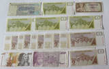 LOT COLLECTION BANKNOTES YUGOSLAVIA 36PC DIV.