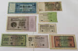 DEUTSCHES REICH  GERMANY COLLECTION BANKNOTES, LOT 15pc EMPIRE DIV.