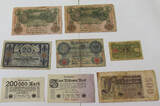 DEUTSCHES REICH  GERMANY COLLECTION BANKNOTES, LOT 15pc EMPIRE DIV.