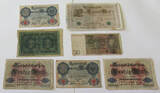 DEUTSCHES REICH  GERMANY COLLECTION BANKNOTES, LOT 15pc EMPIRE DIV.
