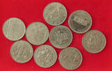 COLLECTION LOT CANADA 1 DOLLAR 9PC 142G #xx40 3358 DIV.