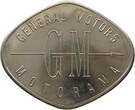 UNITED STATES OF AMERICA MEDAL 1955 GENERAL MOTORS EF