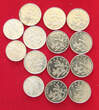 COLLECTION LOT CROATIA 1 2 LIPA ALL DIFFERENT DATES 14PC 31G DIV.