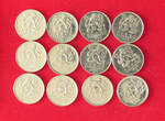 COLLECTION LOT 5 KORUN COLLECTION LOT CZECH REPUBLIC 5 KORUN ALL DIFFERENT DATES 12PC 58G DIV.