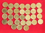 COLLECTION LOT 5 CENTIMES COLLECTION LOT FRANCE 5 CENTIMES ALL DIFFERENT DATES 31PC 63G DIV.