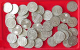 WEIMARER REPUBLIK COLLECTION LOT 50 PFENNIG COLLECTION LOT GERMANY WEIMAR 50 PFENNIG 46PC 77G DIV.