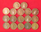 COLLECTION LOT 1 PENNY COLLECTION LOT IRELAND 1 PENNY ALL DIFFERENT DATES 17PC 61G DIV.