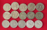 COLLECTION LOT ITALY ALL DIFFERENT DATES 15PC 58G DIV.