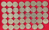 COLLECTION LOT 10 ÖRE COLLECTION LOT NORWAY 10 ÖRE ALL DIFFERENT DATES 1951-1991 29PC 59G DIV.