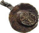 NETHERLANDS SEAL 18TH CENTURY Wolle deeken gemaakt binnen leyden / Leyden in Hollandt VF