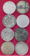 COLLECTION LOT CHINA ALL NON SILVER FORGERIES COPIES NACHPRÄGUNGEN 8PC 179G DIV.