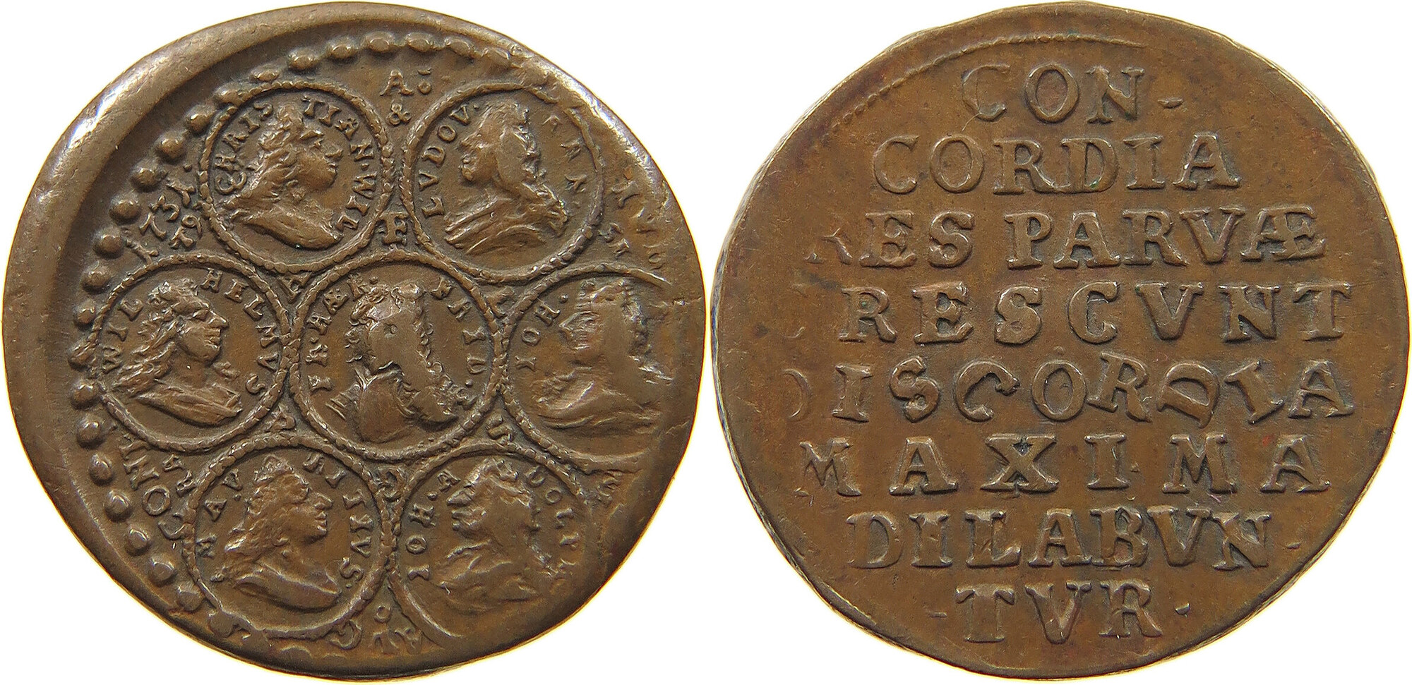 CONCORDIA RES PARVAE CRESCUNT 1975 オランダ　金貨