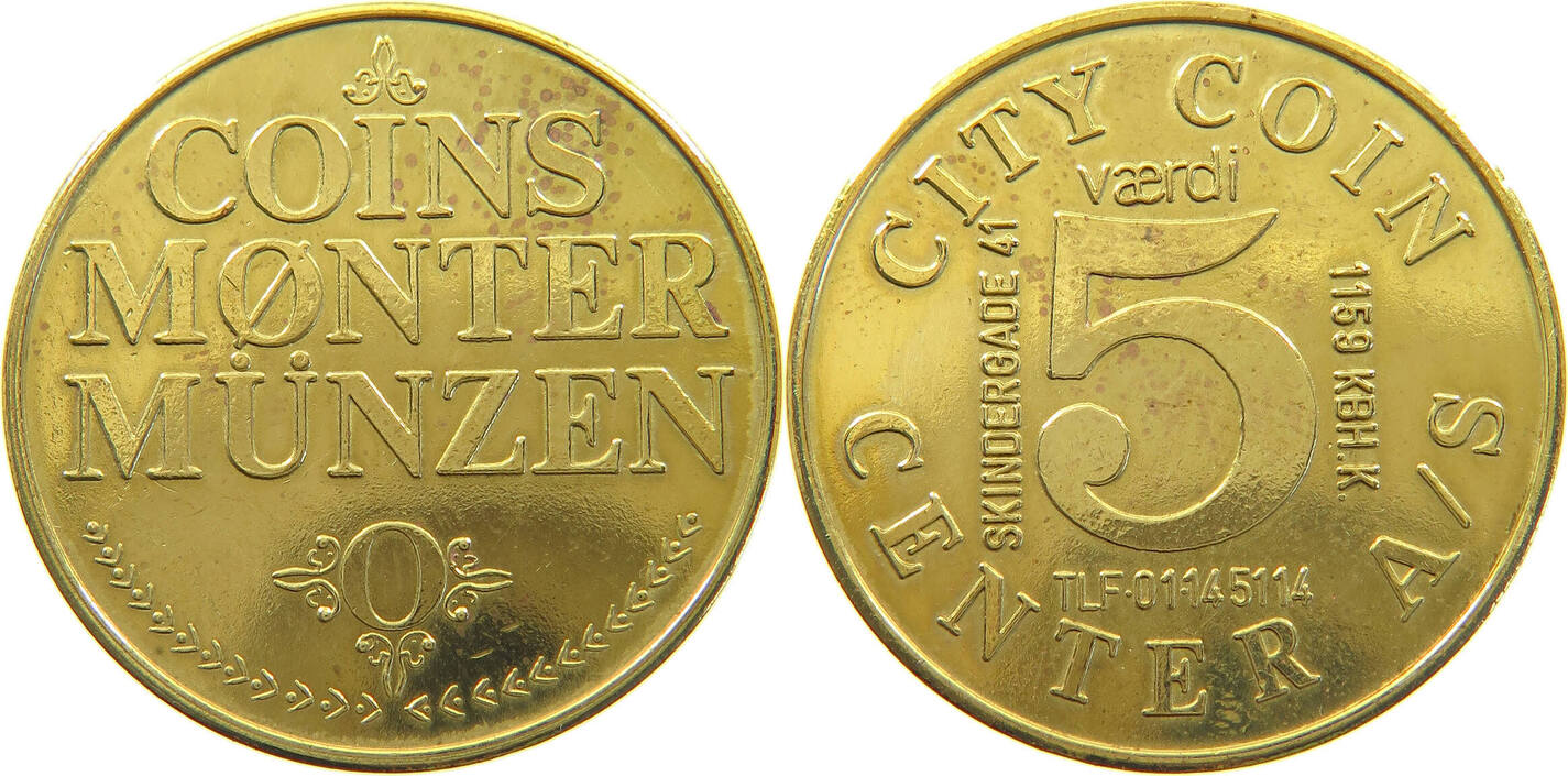 BRD MEDAILLE CITY COIN CENTER COINS MONTER MUNZEN VF | MA-Shops