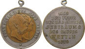 MEDAILLE 1889 SACHSEN WETTIN GOTT SEGENE UNSER HAUS WETTIN SS