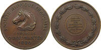 FRANCE MEDAL SOCIETE HIPPIQUE FRANCAISE CONCOURS OUEST NANTES 1880 -