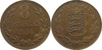 GUERNSEY 8 DOUBLES LOUIS I. (1861-1889) -