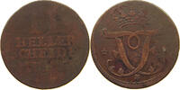 HESSEN KASSEL 2 HELLER FRIEDRICH I. (1730-1751) -