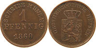 HESSEN DARMSTADT PFENNIG Ludwig III. 1848-1877. -