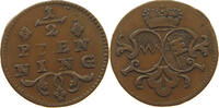 WÜRZBURG BISTUM PFENNIG Franz Ludwig von Erthal 1779-1795. -