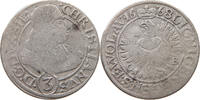 SCHLESIEN LIEGNITZ BRIEG 3 KREUZER Christian (1639-1672) -