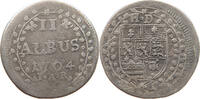 HESSEN DARMSTADT 2 ALBUS Ernst Ludwig 1678-1739 -