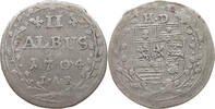 HESSEN DARMSTADT 2 ALBUS Ernst Ludwig 1678-1739 -
