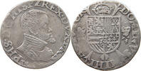 SPANISH NETHERLANDS 1/5 PHILIPSDAALDER ECU ESCUDO FELIPE II. 1556-1598 -