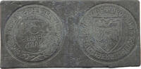 WEIMARER REPUBLIK 3 MARK MAN MADE COPY OF 3 MARK / MAN GEMACHT KOPIE VON 3 MARK LÜBECK -