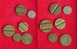 EUROPE JETONS TOKENS COLLECTION LOT JETON TOKEN 6PC 32GR -