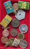 EUROPE MEDALS JETONS TOKENS COLLECTION LOT MEDAL TOKENS BADGES 14PC 143GR -