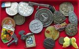 EUROPE MEDALS JETONS TOKENS COLLECTION LOT MEDALS TOKENS BADGES 20PC 131GR -