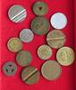 EUROPE JETONS TOKENS COLLECTION LOT TOKENS JETONS 13PC 54GR -