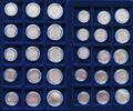 BRD 1 - 5 CENTS COLLECTION, LOT, GERMANY 1 - 5 CENTS UNC 2008 A-J 15pc 69g -
